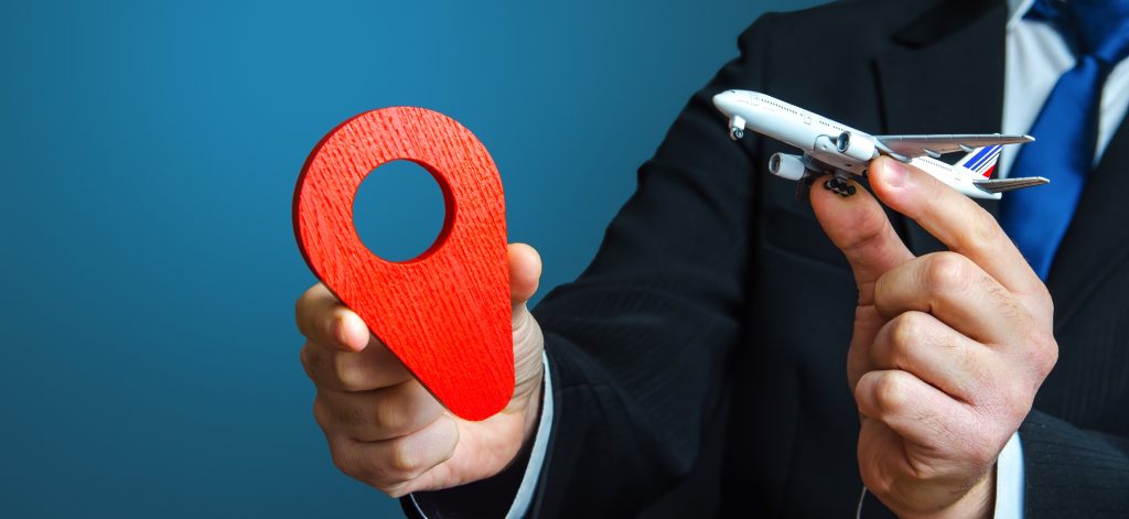 New travel destinations. Business tourism. Organization of air traffic. Business class flights. Support financial program for civil aviation in of crisis. Departure and destination